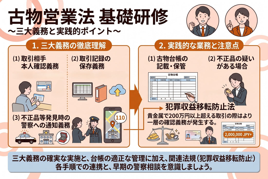 【動画pickup】古物営業法研修